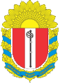 coat of arms Novgorodka district
