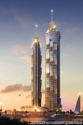 JW Marriott Marquis Dubai is the highest hotel in the world